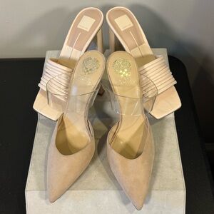 Vince Camuto and Dolce Vita heels, nude Women's, size 10, NWOT